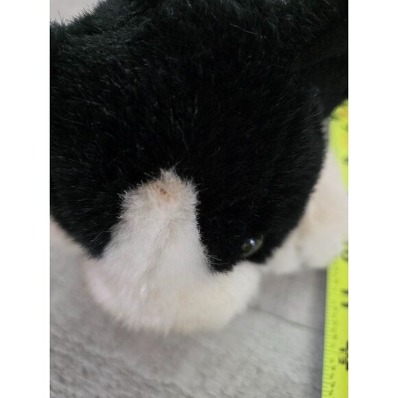 FAO Schwarz Plush Black & White Tuxedo Cat Stuffed Animal Toy - Picture 8 of 8